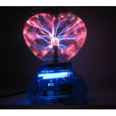 Светильник плазменный шар Сердце (13 см)